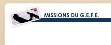 Missions du GEFE